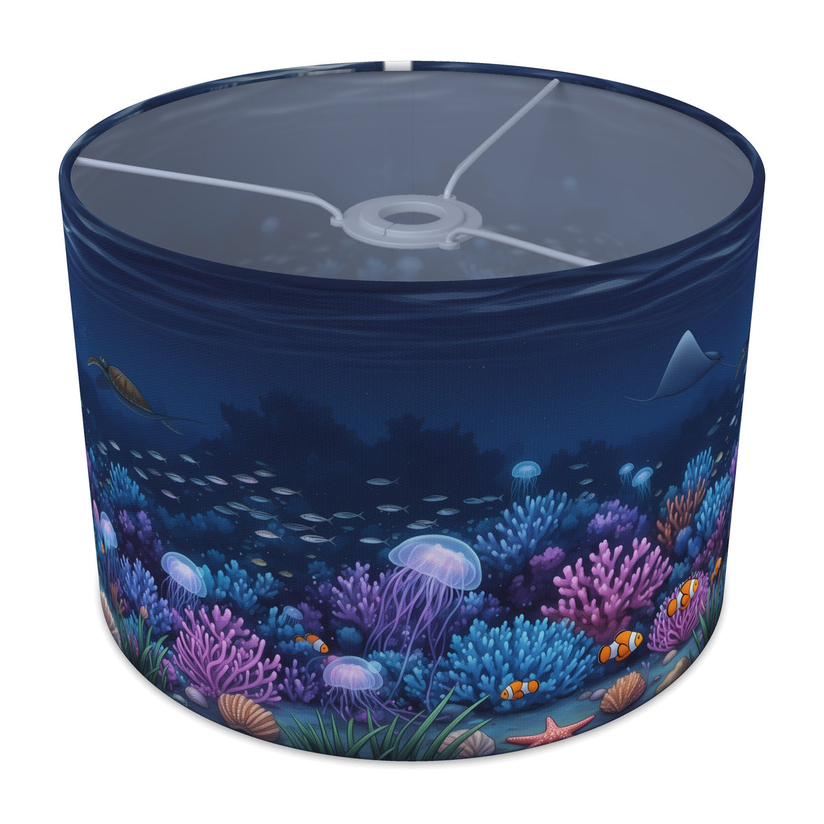 Moonlit Reef Coral Reef lampshade - 30cm x 21cm Ceiling