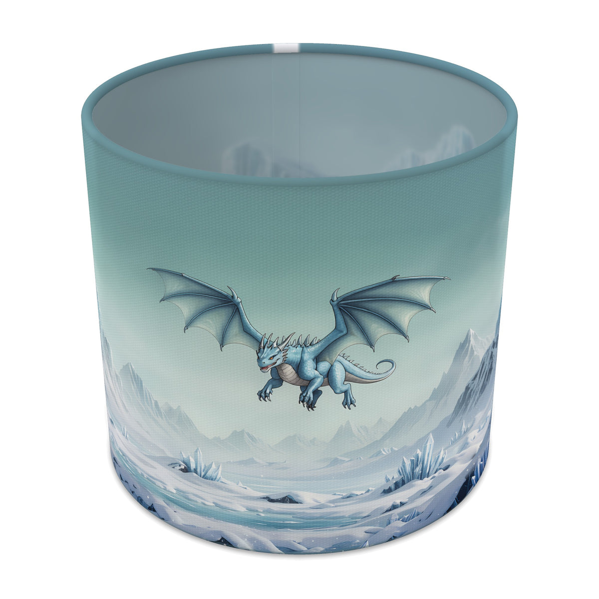 Ice Dragon Dragon Mountains lampshade - 20cm x 18.5cm Table