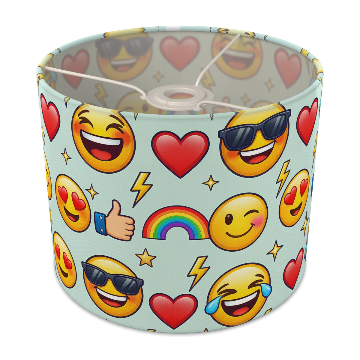 Mint Emoji Party lampshade - 25cm x 20cm Ceiling