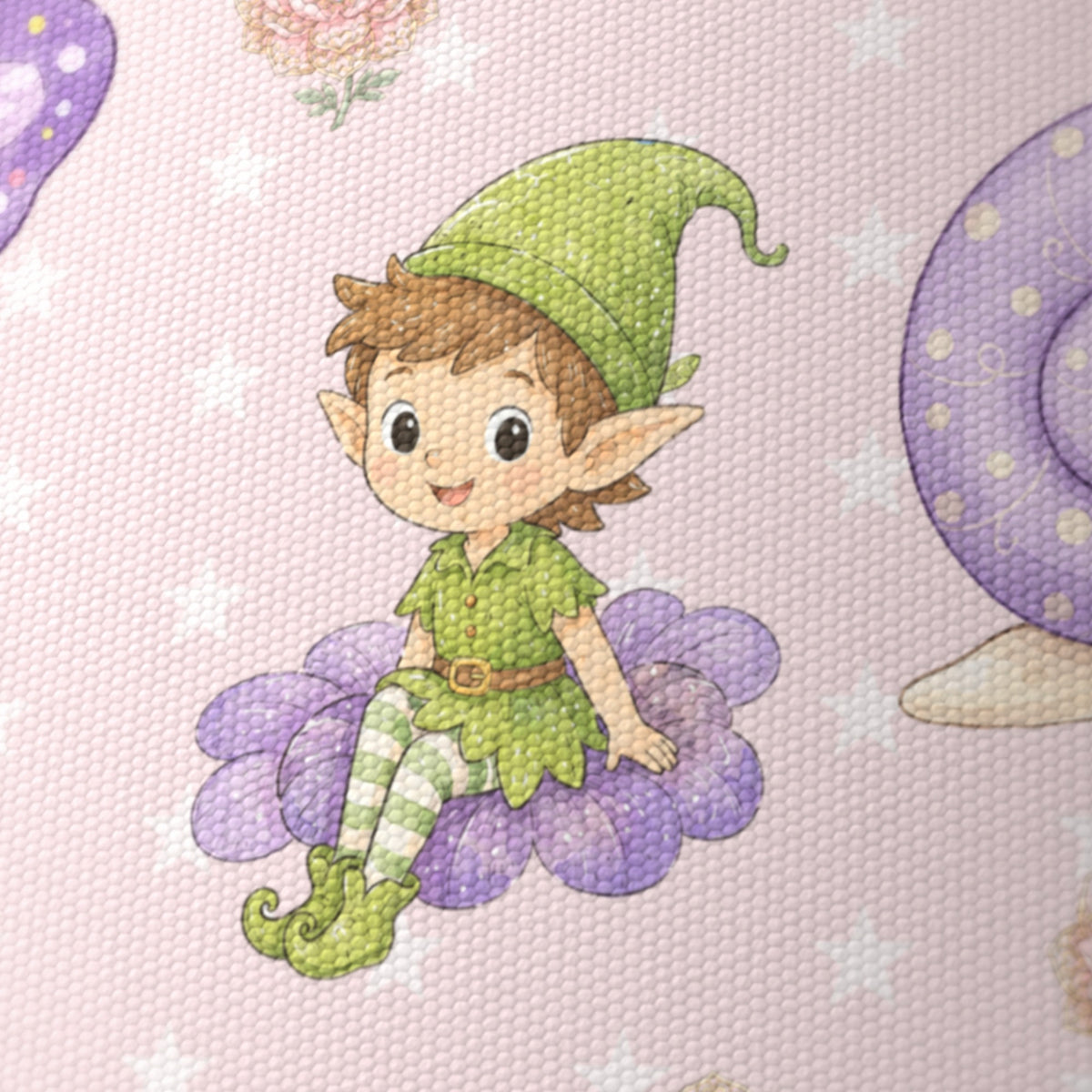Blush Fairy Garden lampshade - 20cm x 18.5cm Ceiling - photo 6