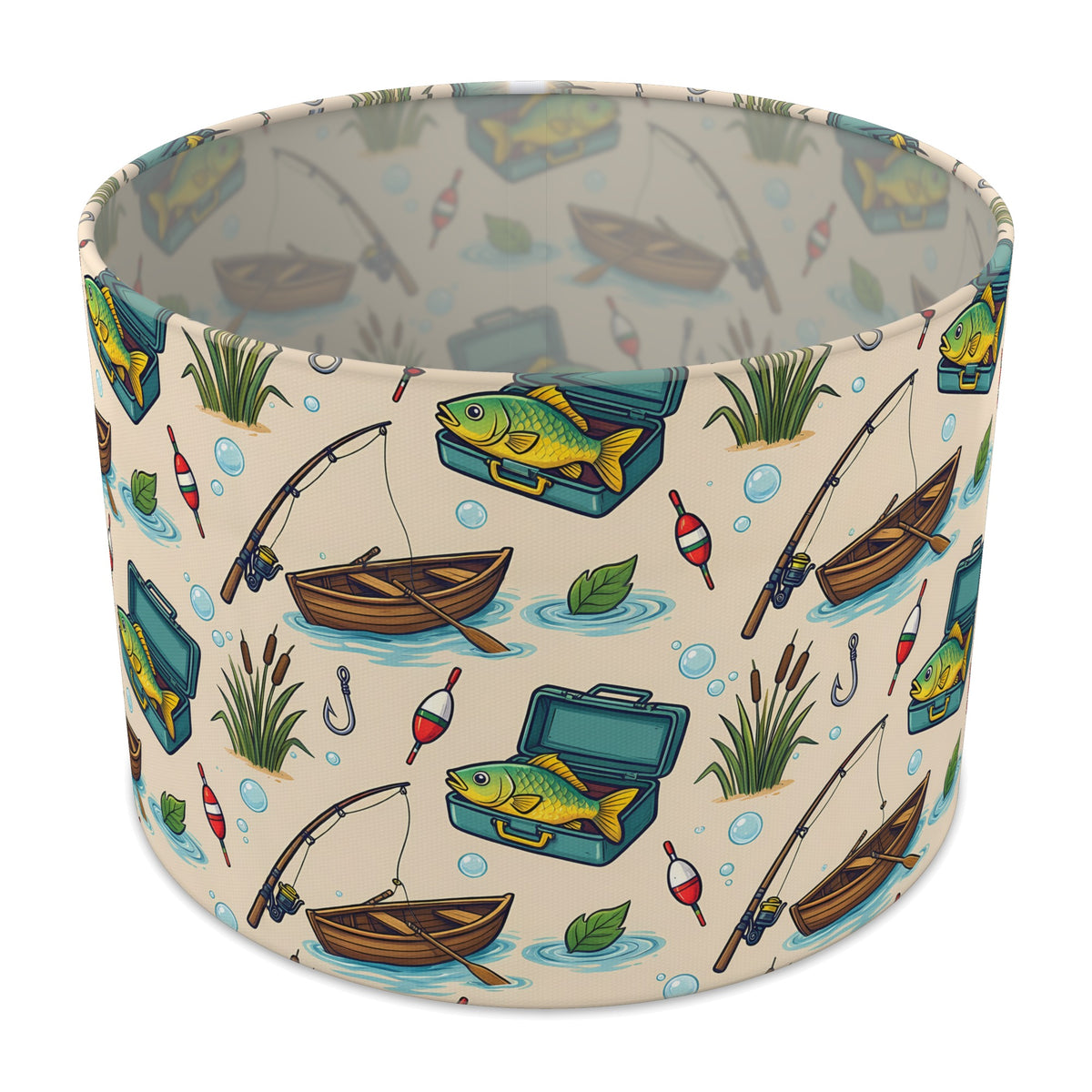 Sand Gone Fishing lampshade - 30cm x 21cm Table