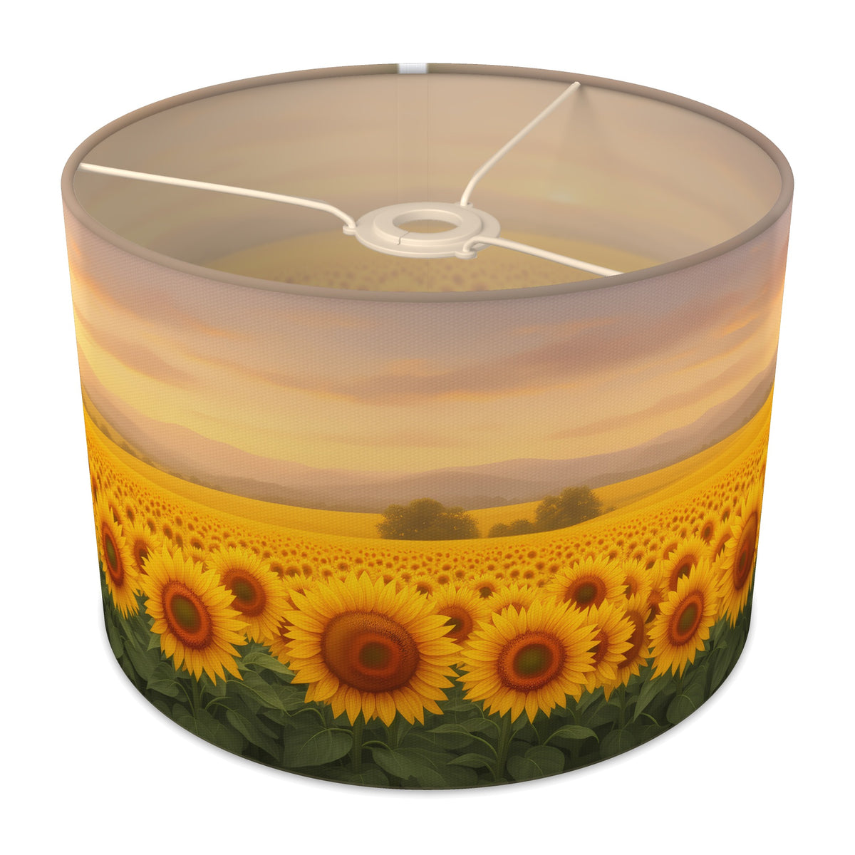 Sunflower Fields Flower Meadow lampshade - 30cm x 21cm Ceiling