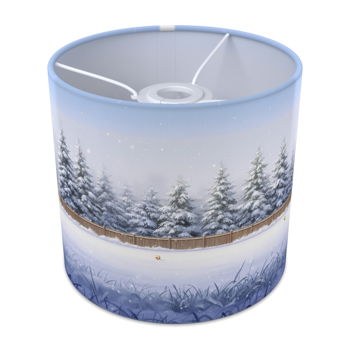 Match Day wraparound lampshade - Snowy Kickabout