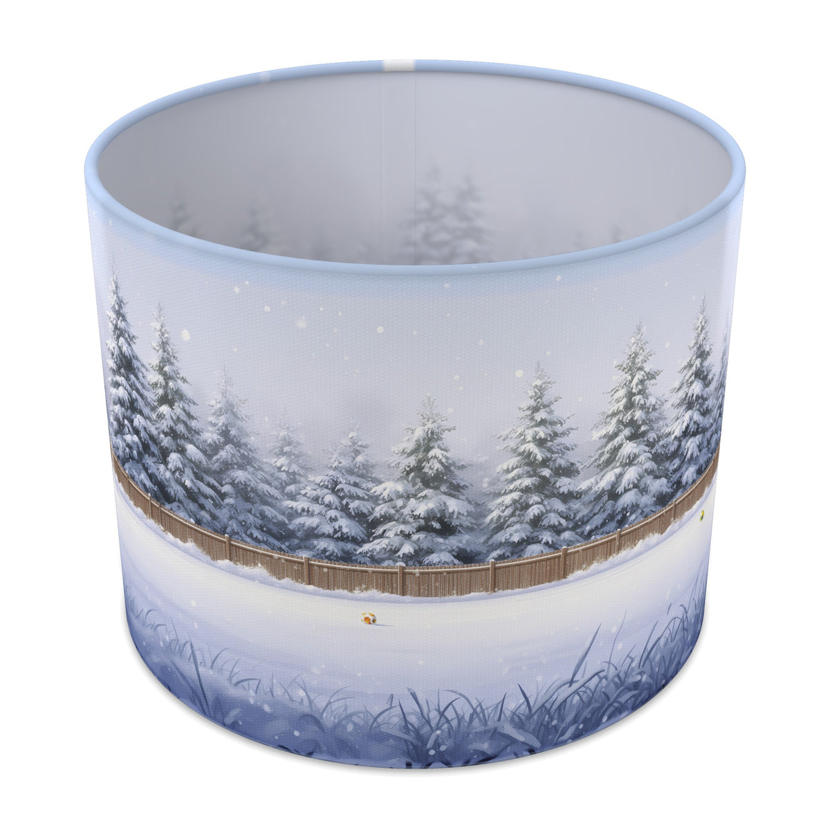 Snowy Kickabout Match Day lampshade - 25cm x 20cm Table