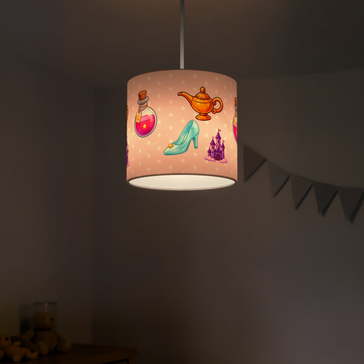 Blush Magic lampshade - 20cm x 18.5cm Ceiling - photo 5