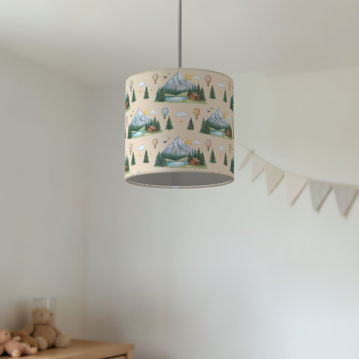 Sand Mountain Adventure lampshade - 20cm x 18.5cm Ceiling - photo 2