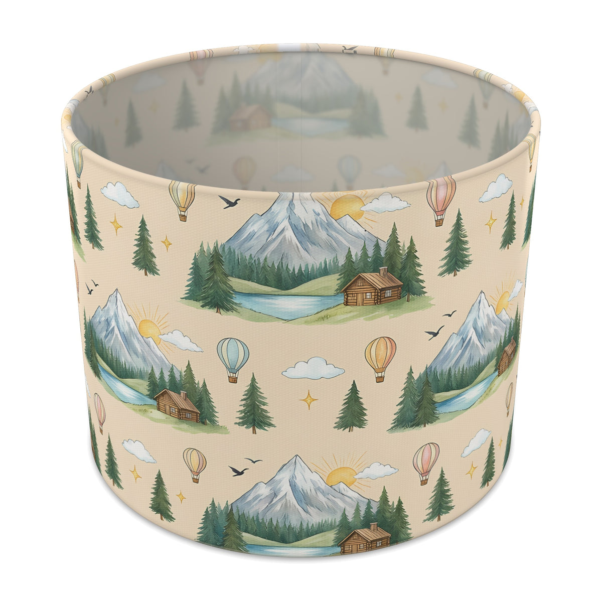 Sand Mountain Adventure lampshade - 25cm x 20cm Table
