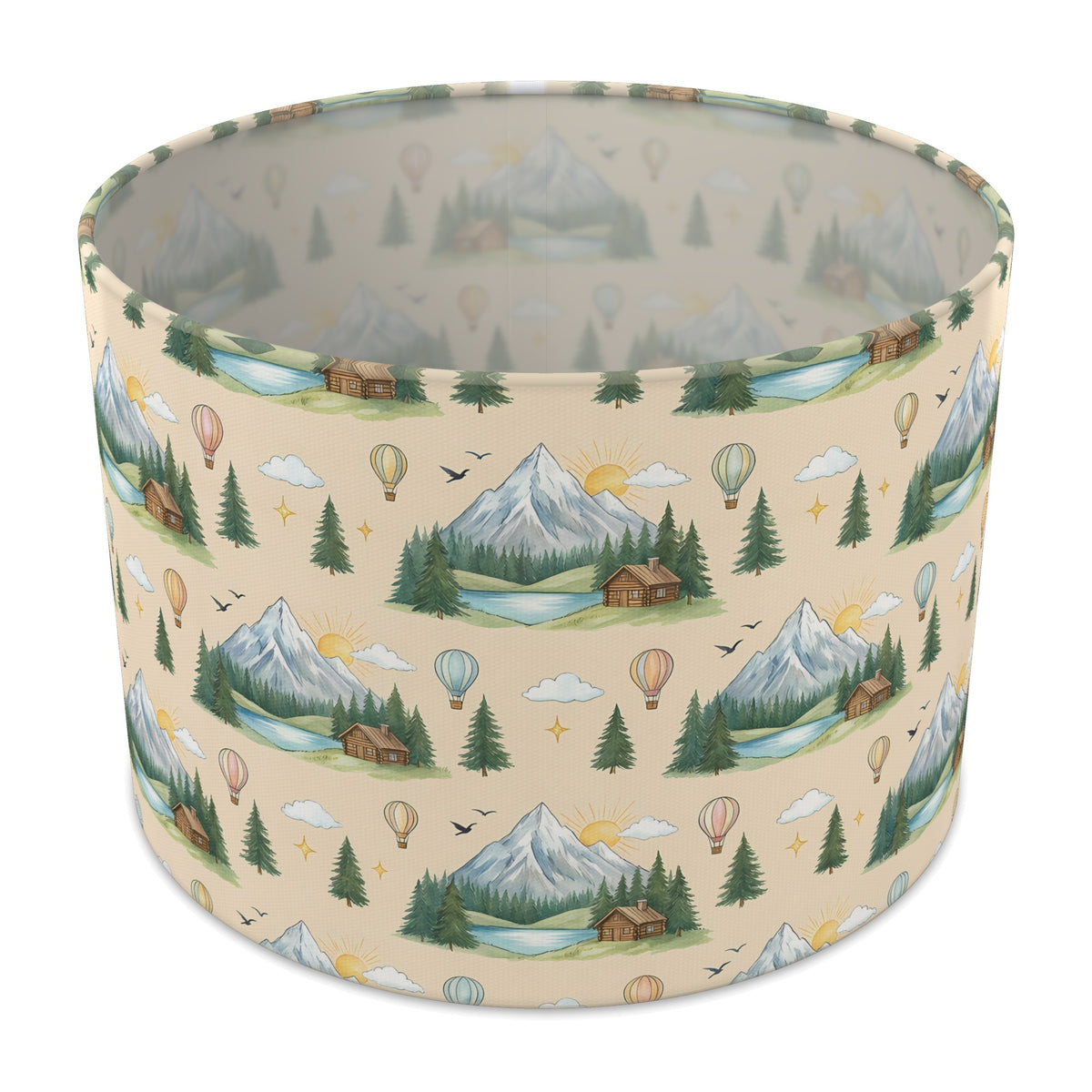 Sand Mountain Adventure lampshade - 30cm x 21cm Table