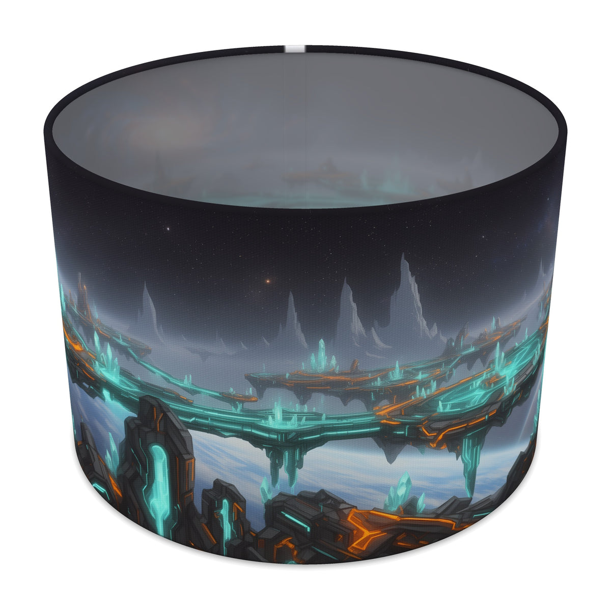 Space Arena Neon Gamer World lampshade - 30cm x 21cm Table
