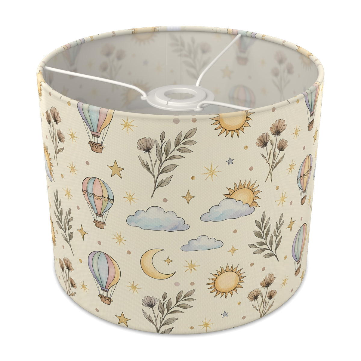 Cream Little Boho lampshade - 25cm x 20cm Ceiling