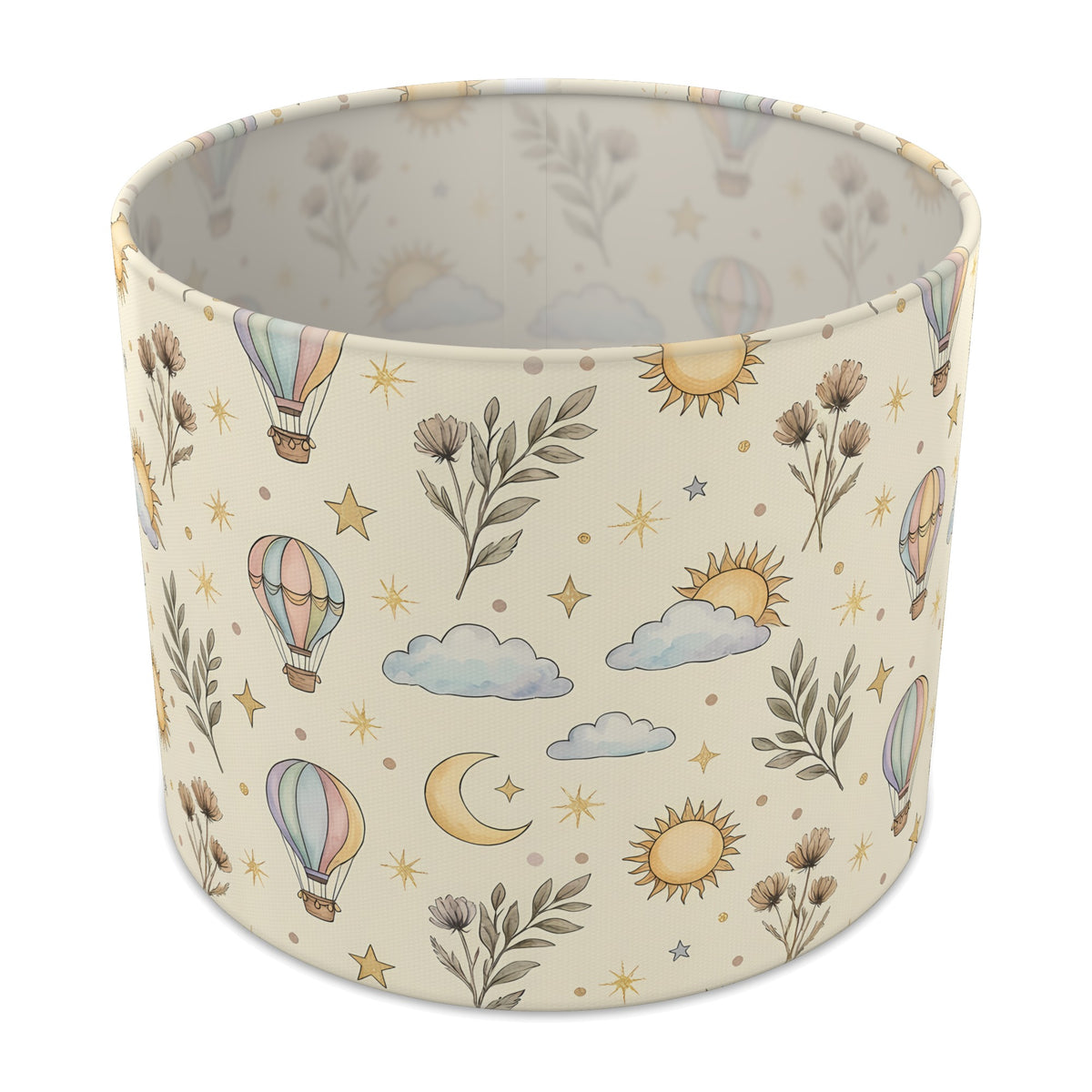 Cream Little Boho lampshade - 25cm x 20cm Table