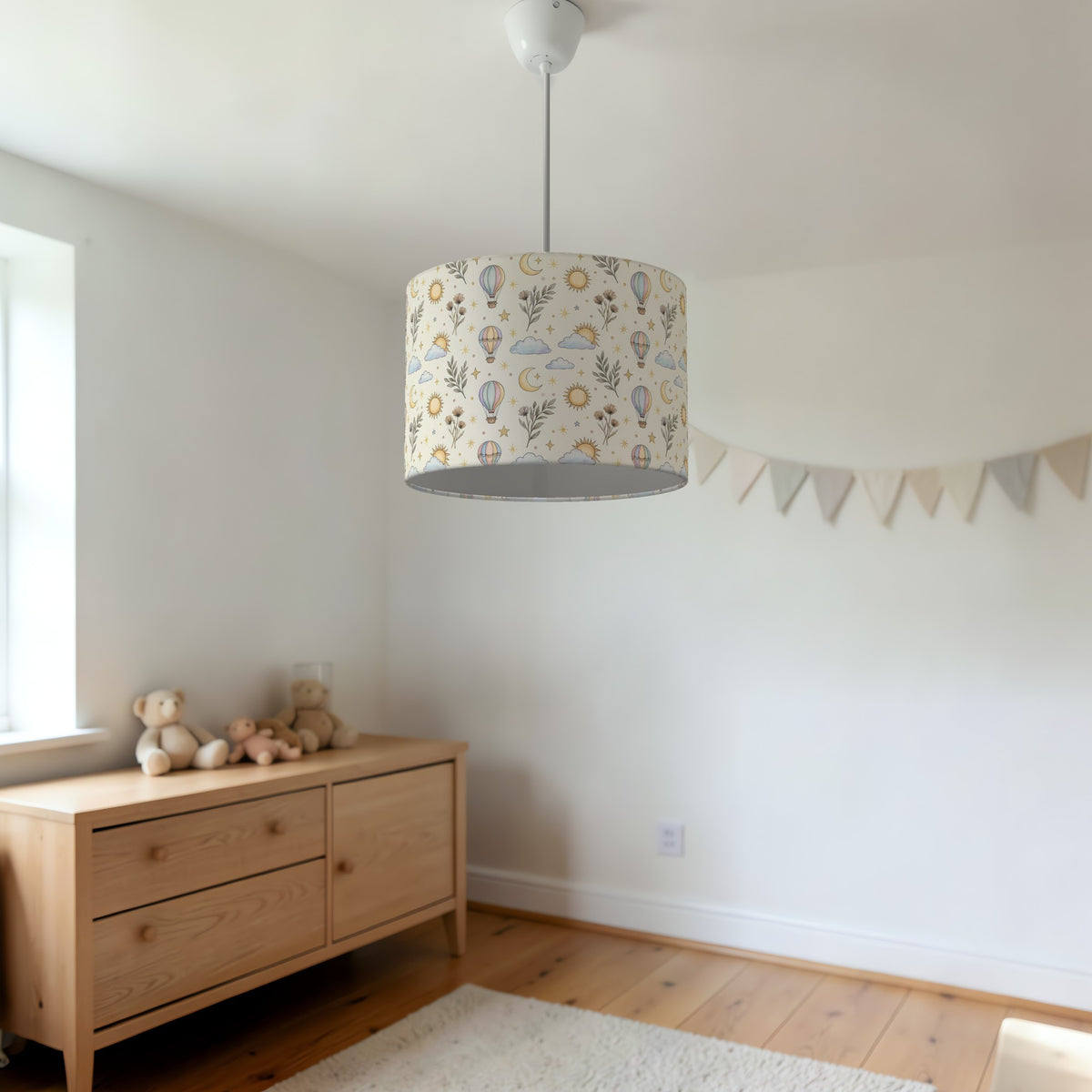 Cream Little Boho lampshade - 20cm x 18.5cm Ceiling - photo 3