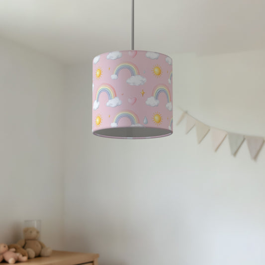 Blush Over The Rainbow lampshade - 20cm x 18.5cm Ceiling - photo 2