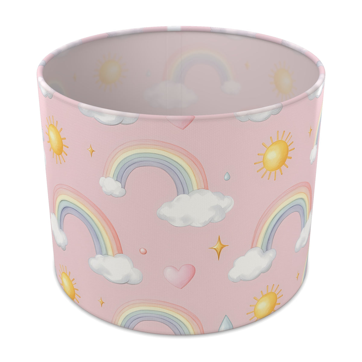 Blush Over The Rainbow lampshade - 25cm x 20cm Table