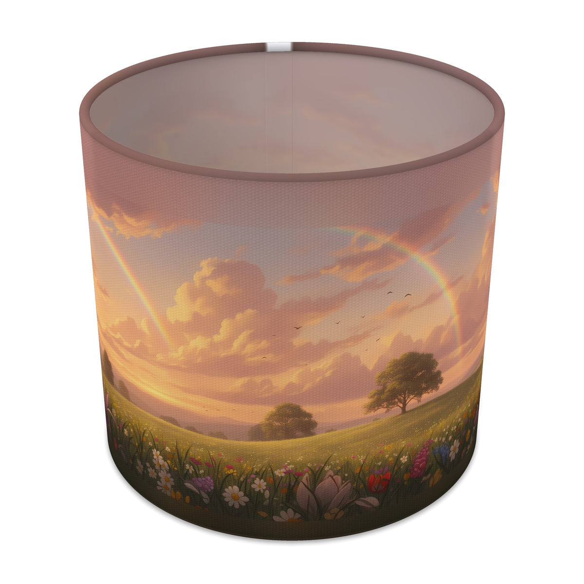 Sunset Clouds Rainbow Skies lampshade - 20cm x 18.5cm Table