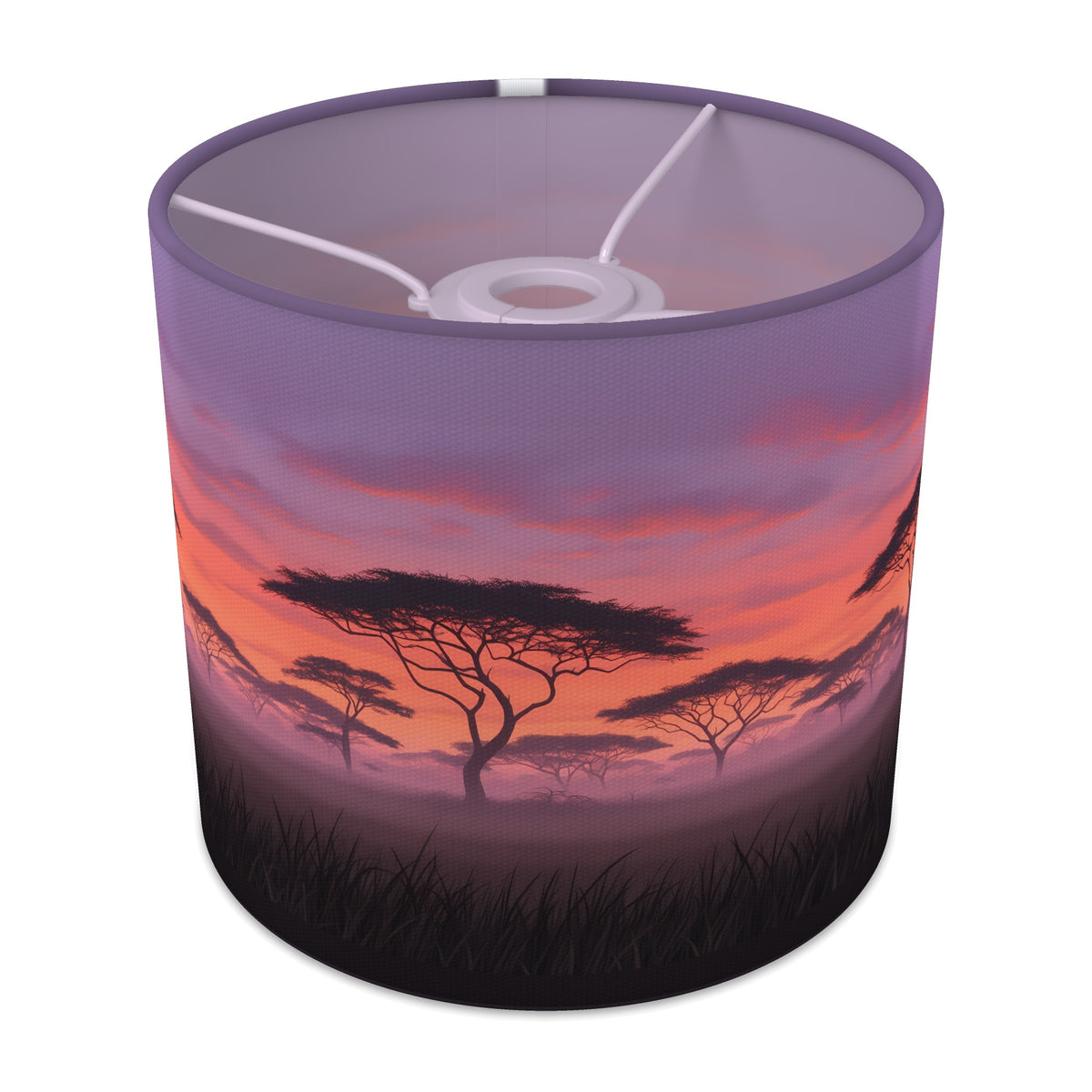 Savannah Safari wraparound lampshade - Savannah Dusk
