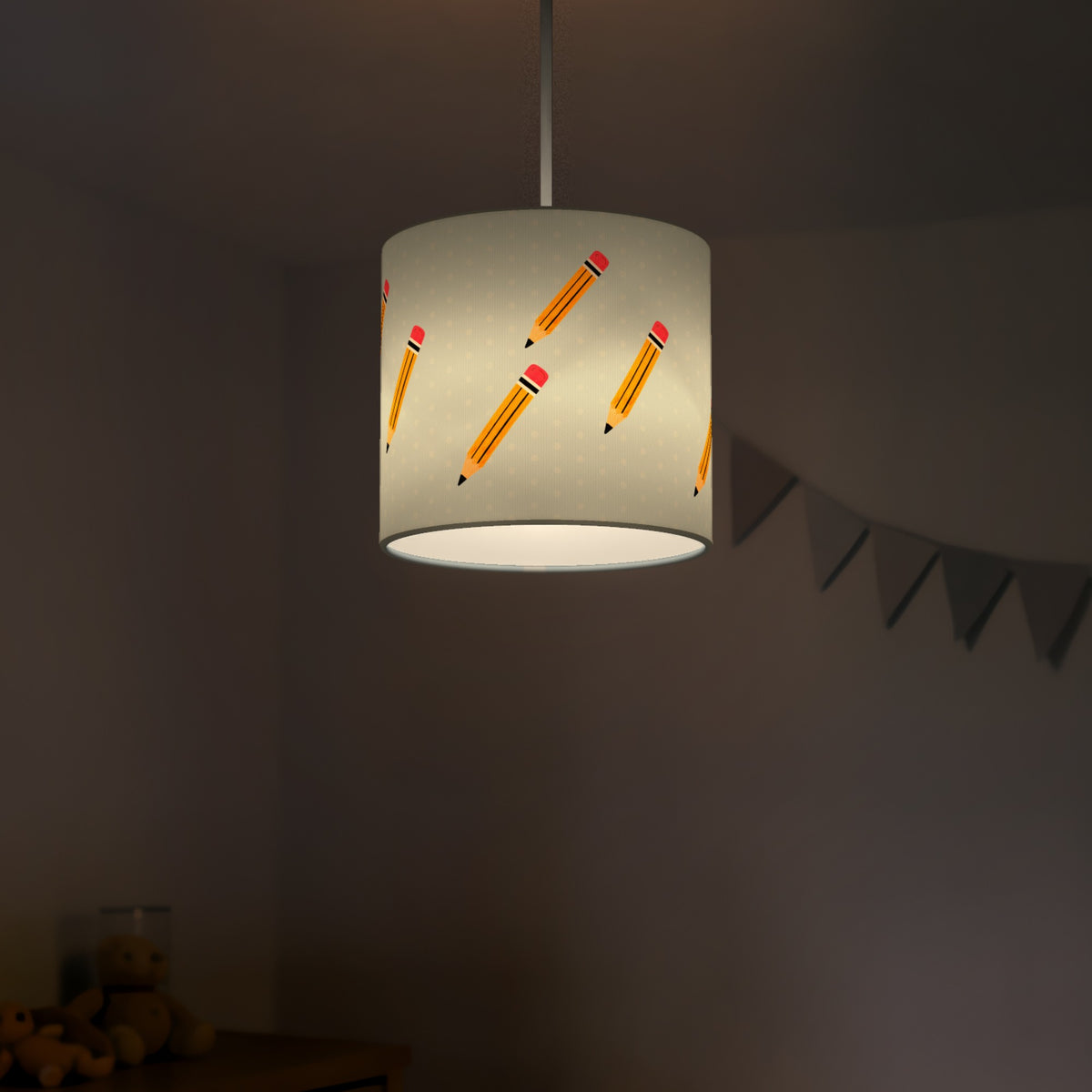 Sky School lampshade - 20cm x 18.5cm Ceiling - photo 5