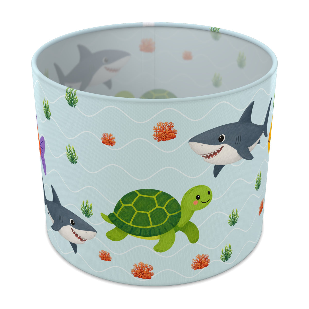 Aqua Cute Sea Friends lampshade - 25cm x 20cm Table