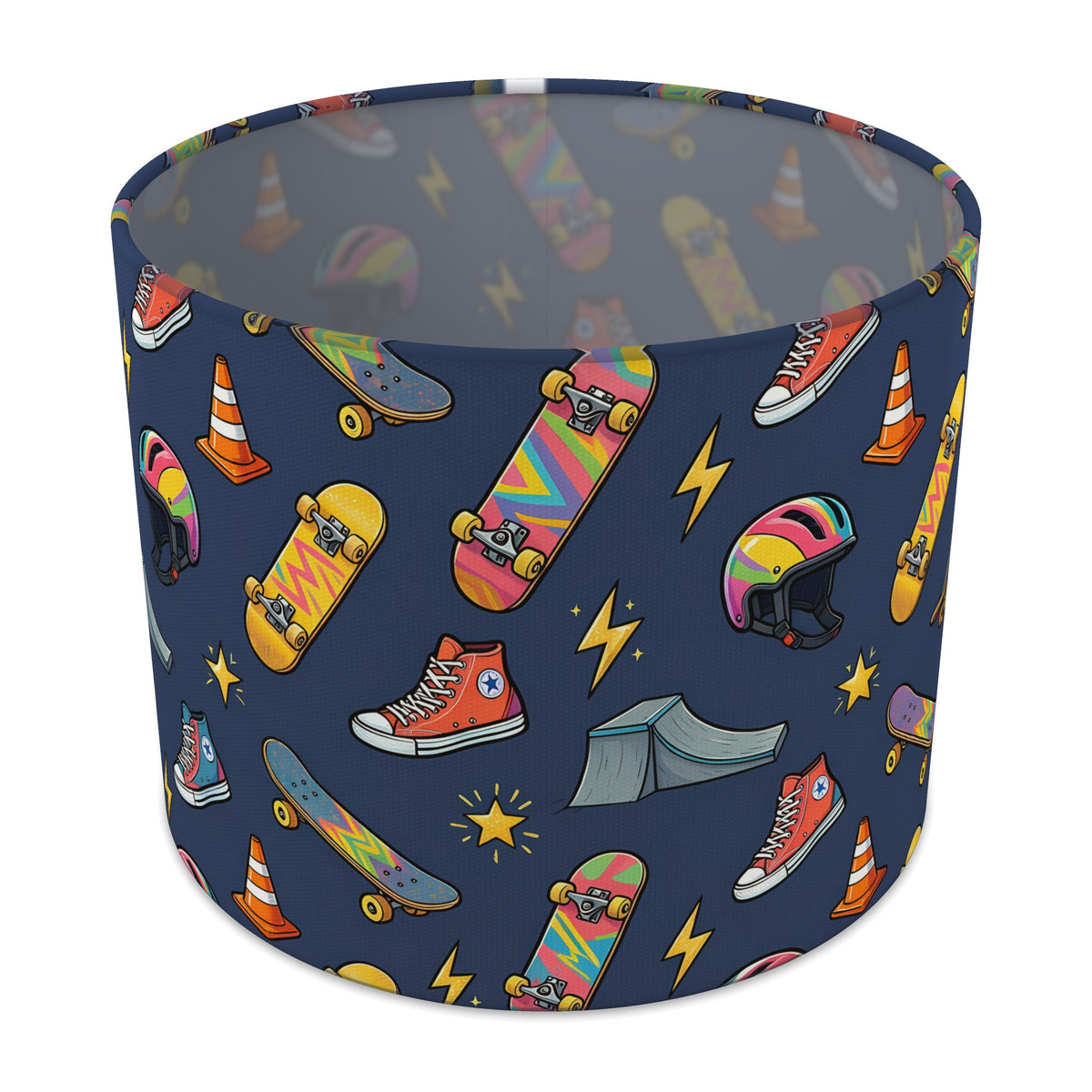 Navy Skate Crew lampshade - 25cm x 20cm Table