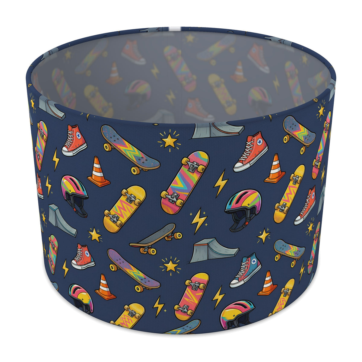 Navy Skate Crew lampshade - 30cm x 21cm Table