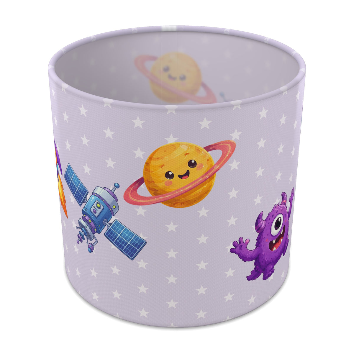 Lilac Space lampshade - 20cm x 18.5cm Table