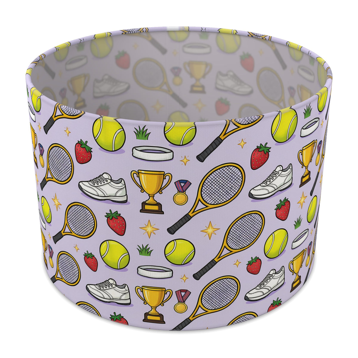 Lilac Game Set Match lampshade - 30cm x 21cm Table