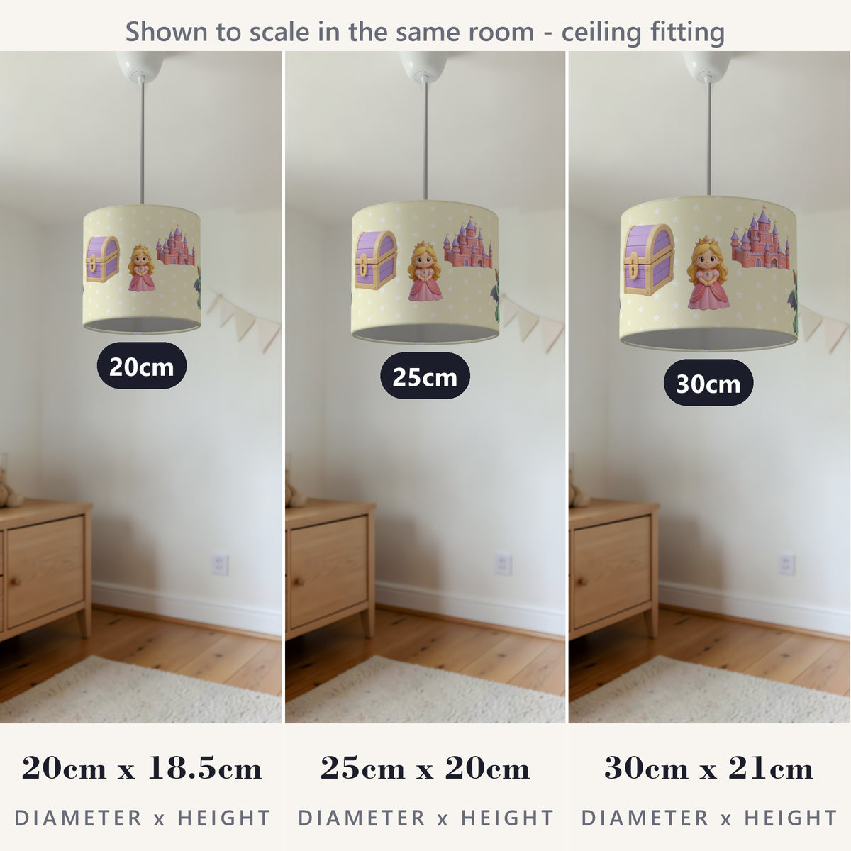 Lemon Toys lampshade - 20cm x 18.5cm Ceiling - photo 4
