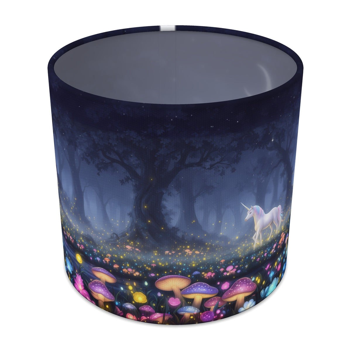 Moonlit Glade Unicorn Land lampshade - 20cm x 18.5cm Table