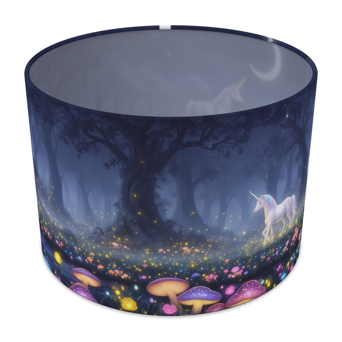 Moonlit Glade Unicorn Land lampshade - 30cm x 21cm Table