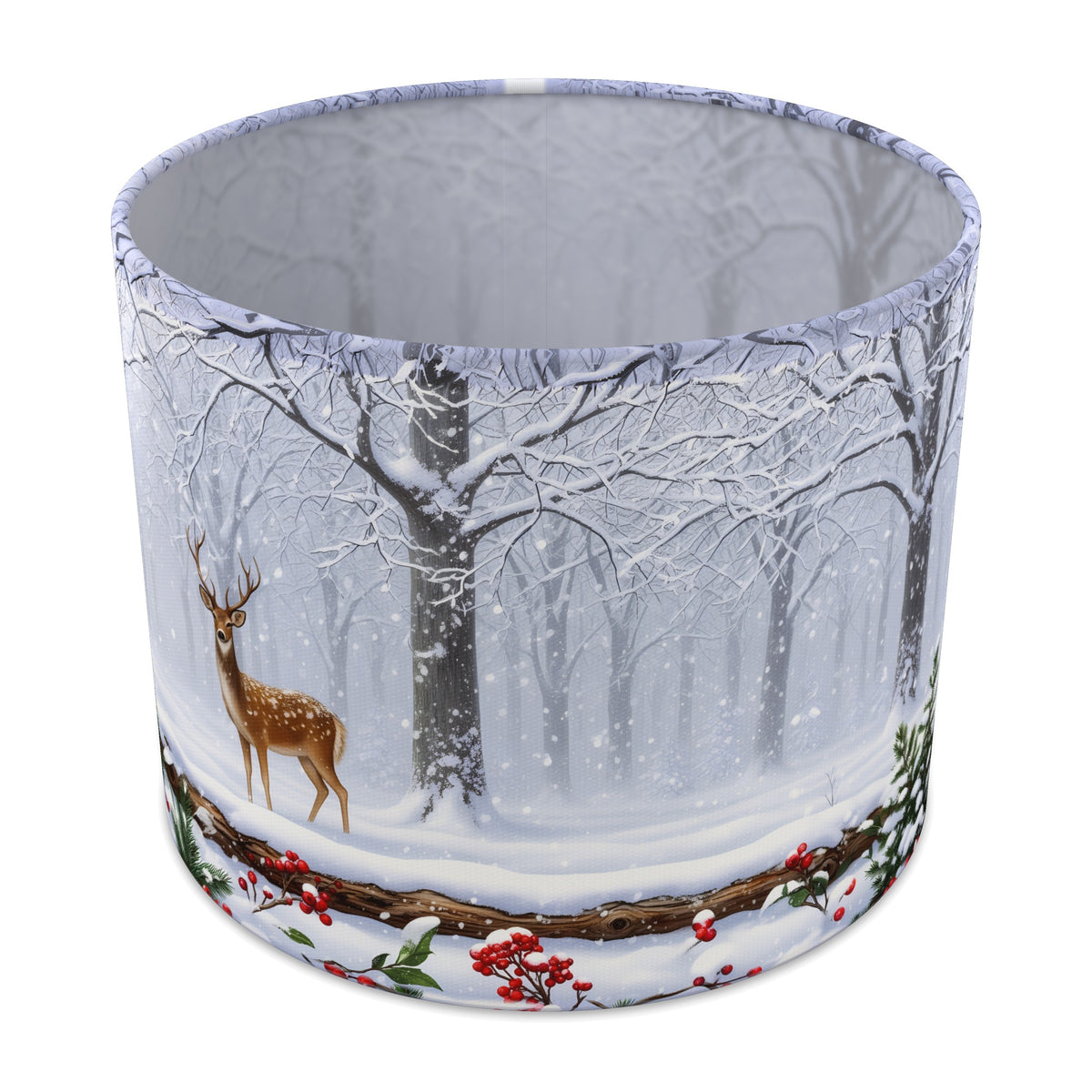 Winter Woods Woodland Walk lampshade - 25cm x 20cm Table