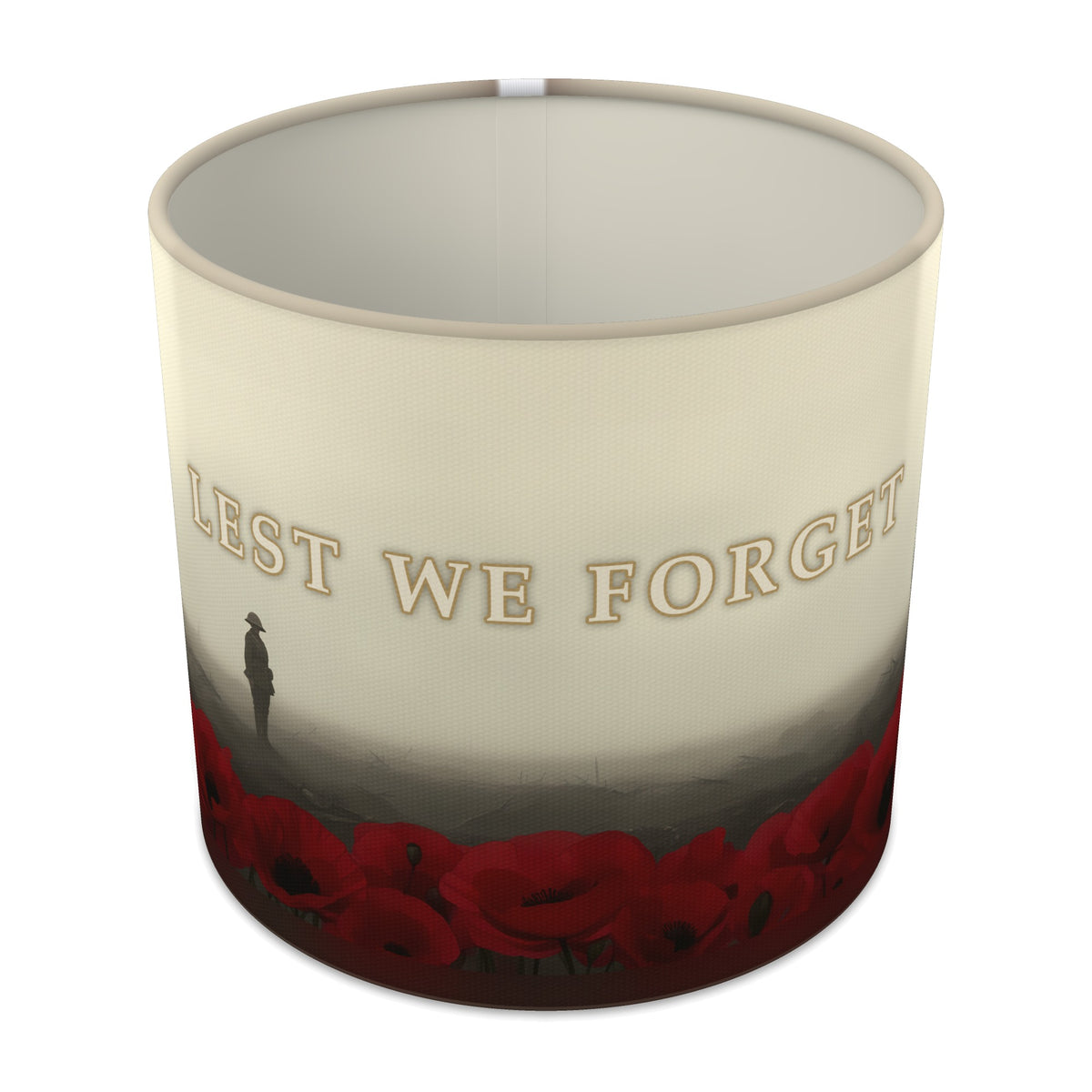 Lest We Forget Lest We Forget lampshade - 20cm x 18.5cm Table