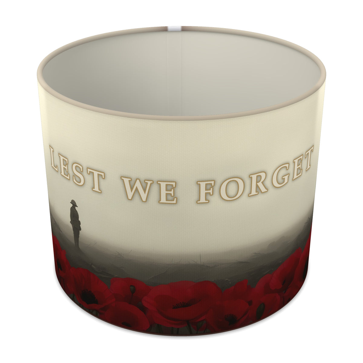 Lest We Forget Lest We Forget lampshade - 25cm x 20cm Table