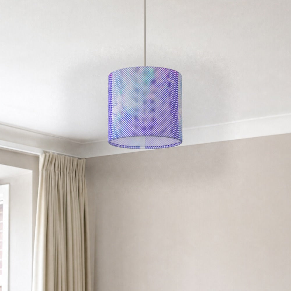Purple Dotted Pattern lampshade