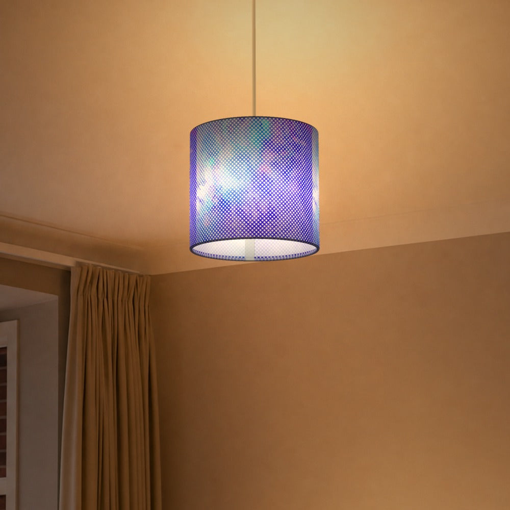 Purple Dotted Pattern lampshade
