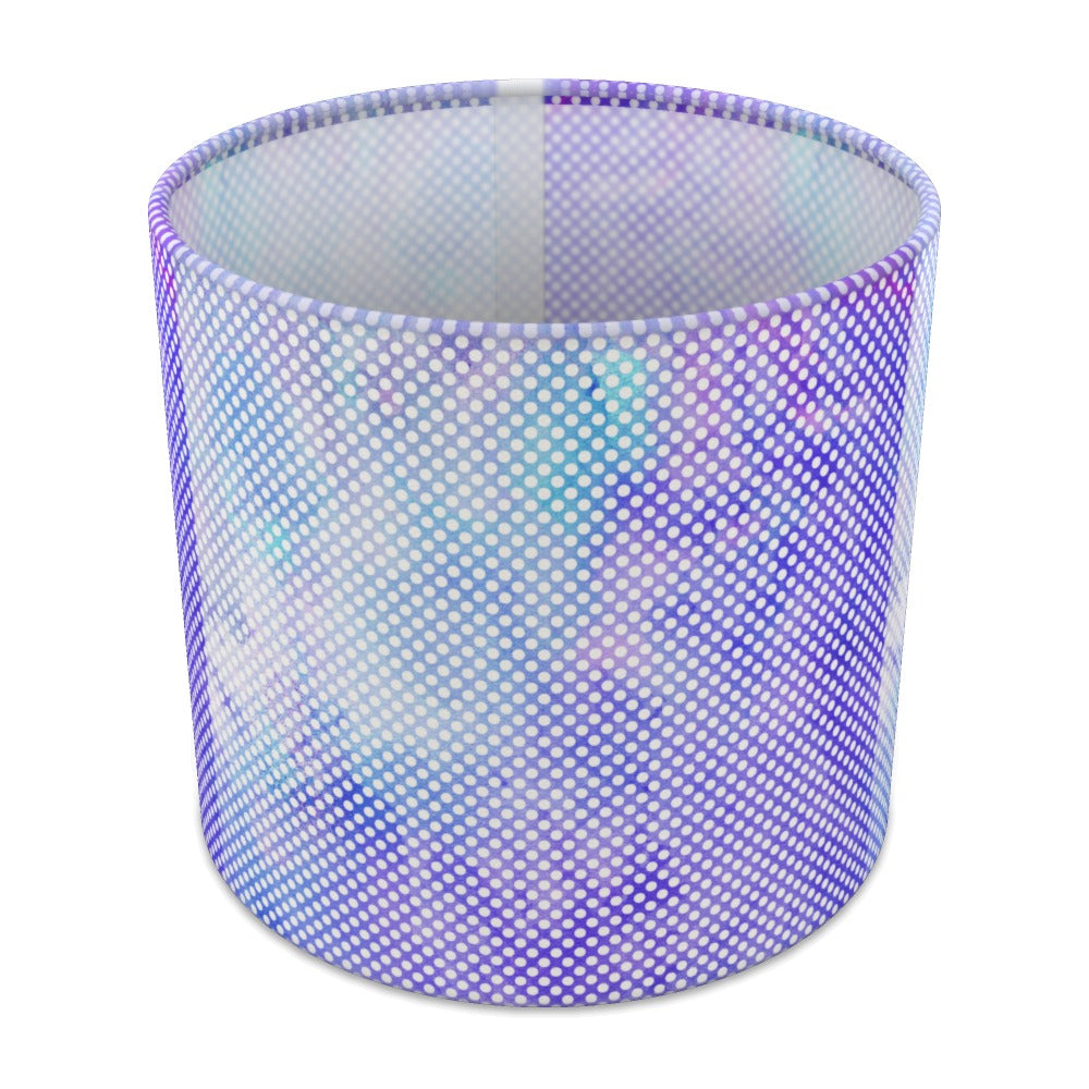Purple Dotted Pattern lampshade - 20cm Table