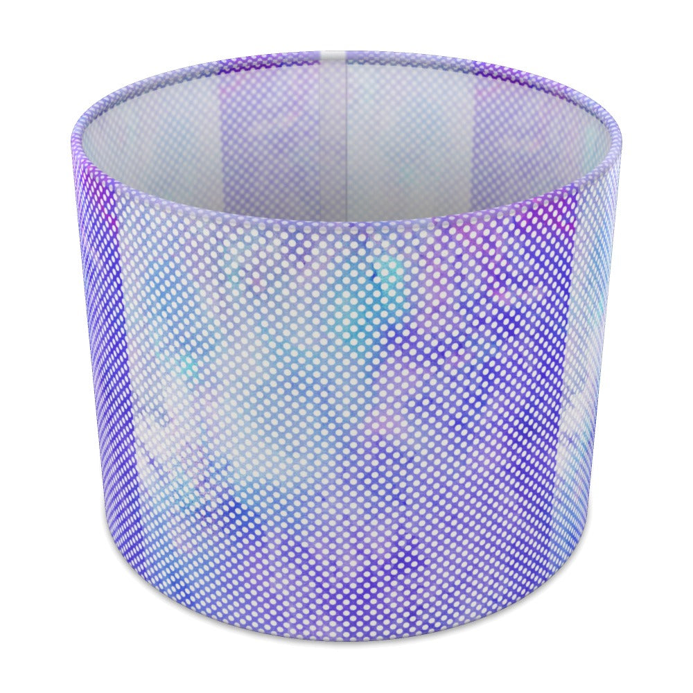 Purple Dotted Pattern lampshade - 25cm Table