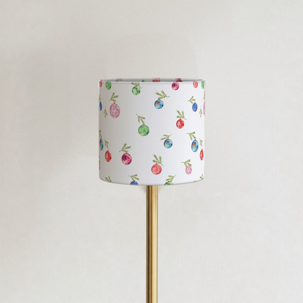Festive Christmas Bauble Pattern lampshade