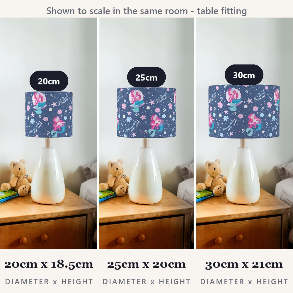 Enchanting Mermaid Princess lampshade
