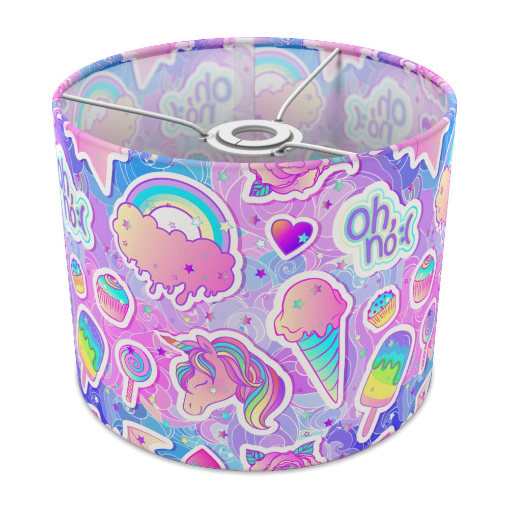 Pastel Unicorn Ice Cream Cupcake lampshade - 25cm Ceiling