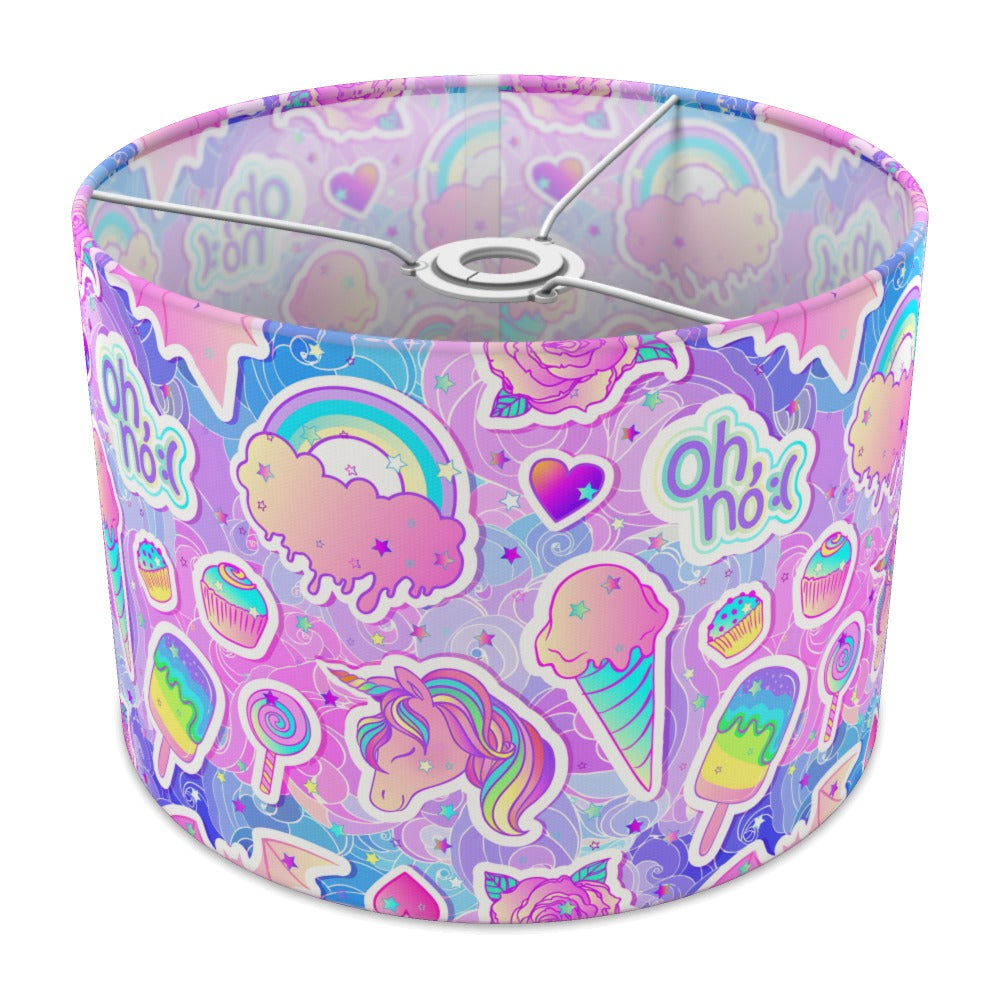 Pastel Unicorn Ice Cream Cupcake lampshade - 30cm Ceiling