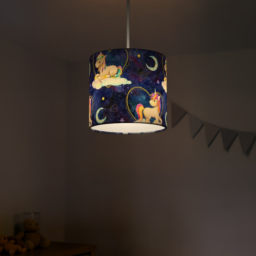 Magical Unicorn and Moon lampshade