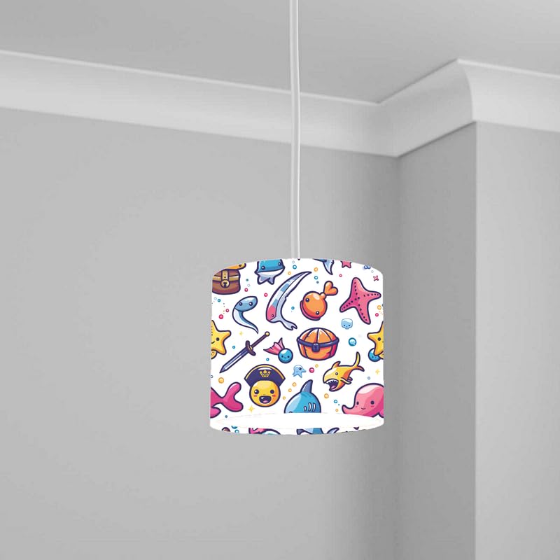 Aquatic Lampshade Kids Bedroom LightShade ver302 20CM X 18.5CM