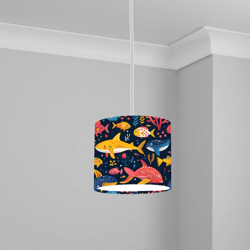Aquatic Lampshade Kids Bedroom LightShade ver351 20CM X 18.5CM