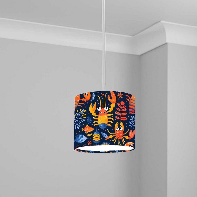 Aquatic Lampshade Kids Bedroom LightShade ver30 20CM X 18.5CM