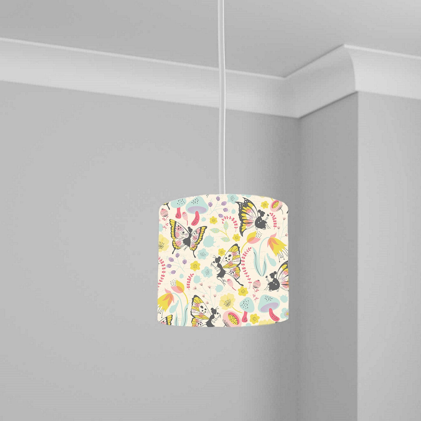 Silhouette Fairys Kids Bedroom lampshade Light Shade 20CM X 18.5CM