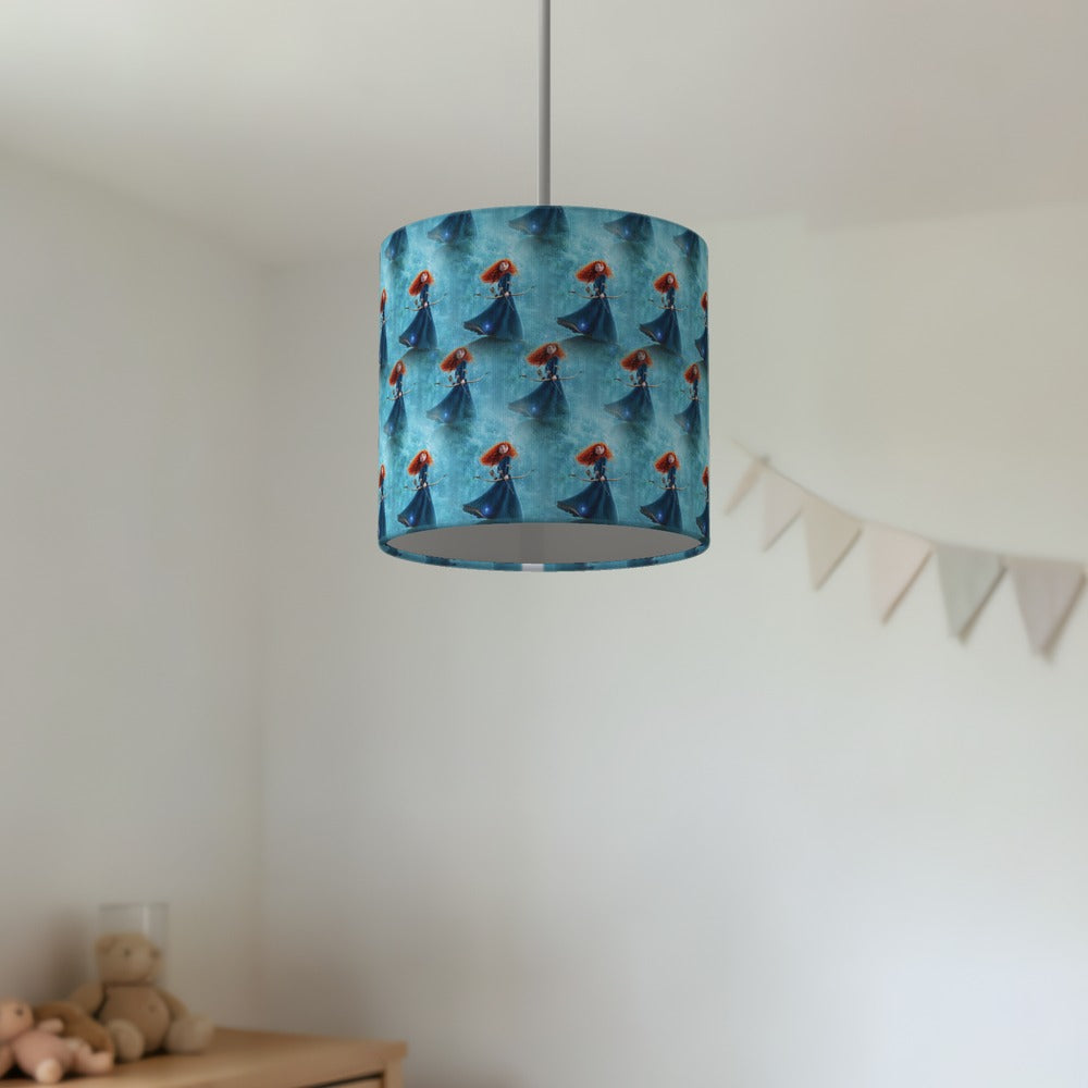 Princess Brave Blue Character lampshade
