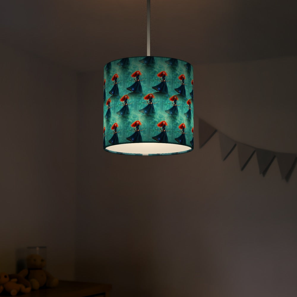 Princess Brave Blue Character lampshade