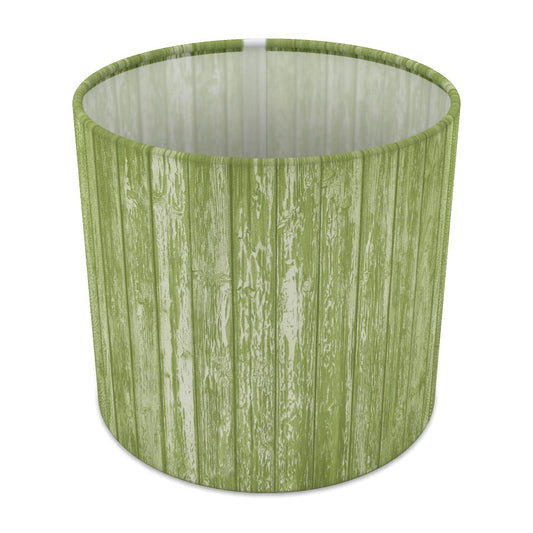 Green Wood Grain Pattern lampshade - 20cm Table