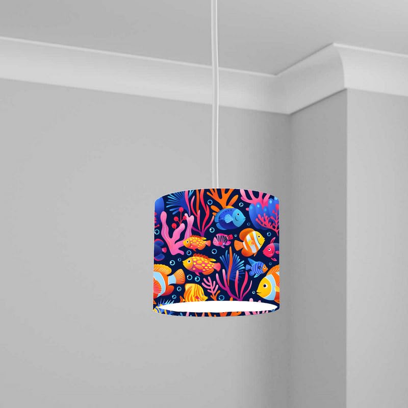 Aquatic Lampshade Kids Bedroom LightShade ver319 20CM X 18.5CM