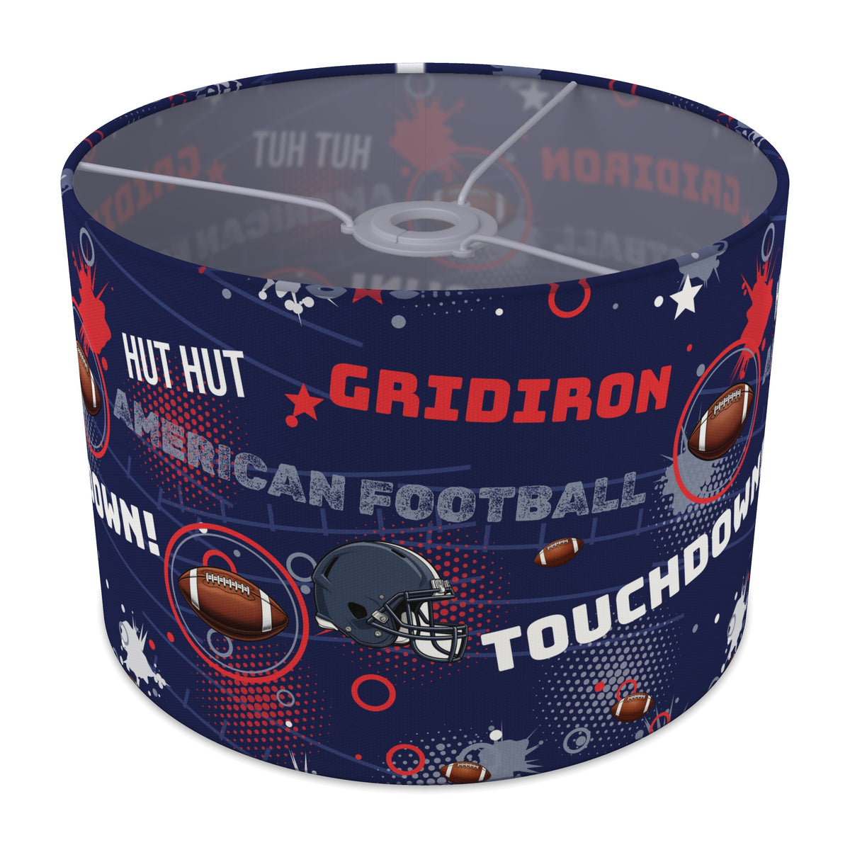 Navy Touchdown lampshade - 30cm x 21cm Ceiling